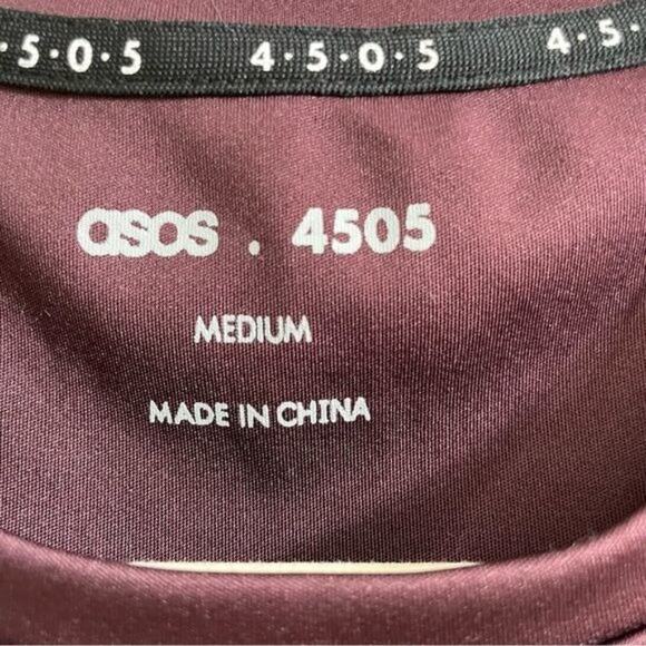 ASOS Women's Tank Size Medium 4505 Burgundy Purple - Picture 6 of 6